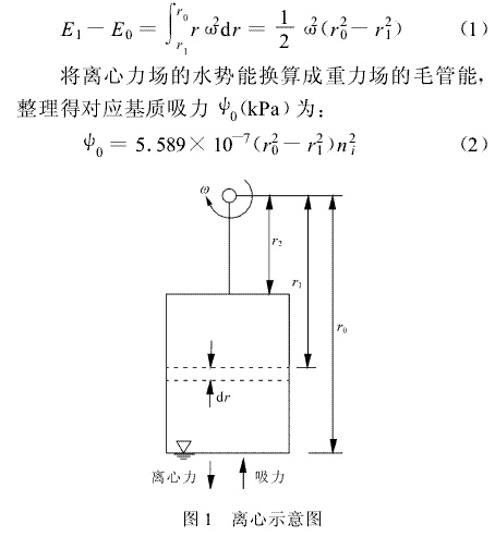 基于离心机法研究固化淤泥的土水特征曲线